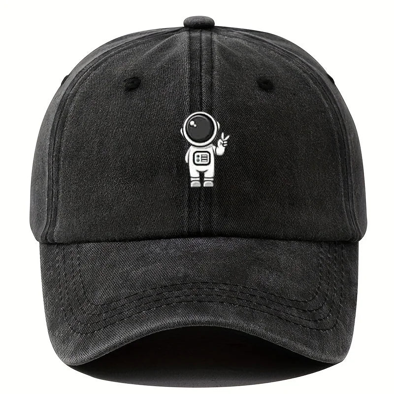 Printed Astronaut Retro Baseball Cap