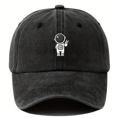 Printed Astronaut Retro Baseball Cap