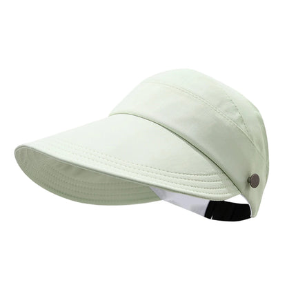Ladies UV-Protection Visor Hats Sunscreen Caps
