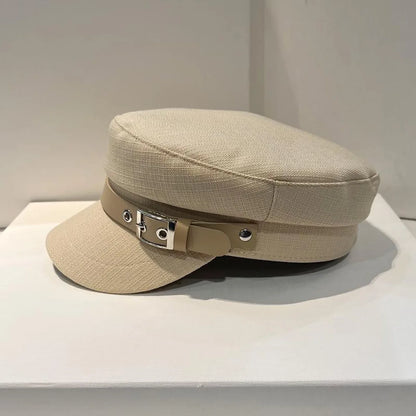 Women's Octagonal Beret Spring/Autumn Flat-Top Cap Beret