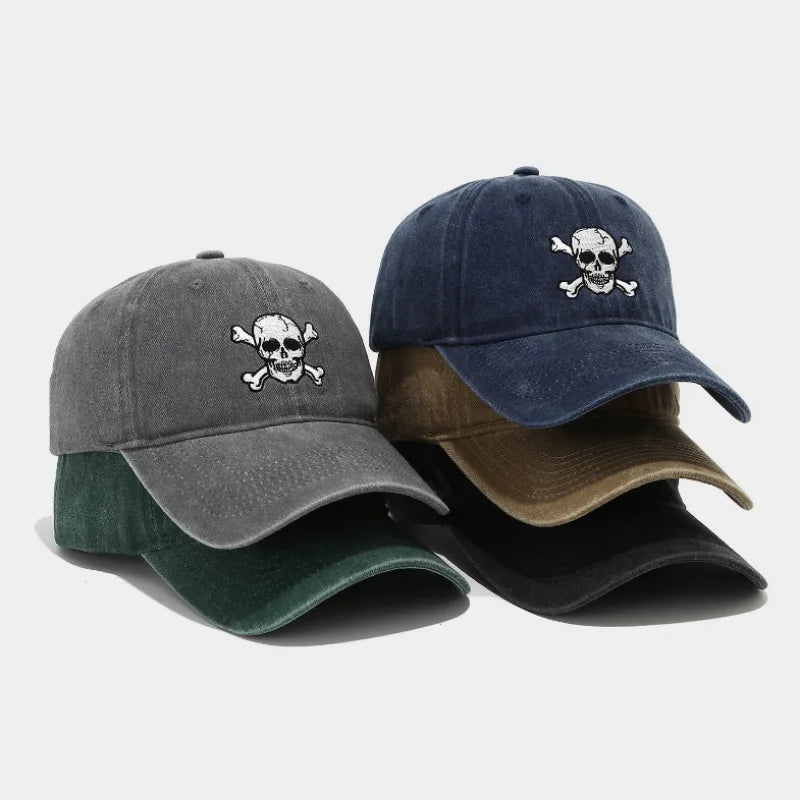 Personalized Skull Embroidered Baseball Cap