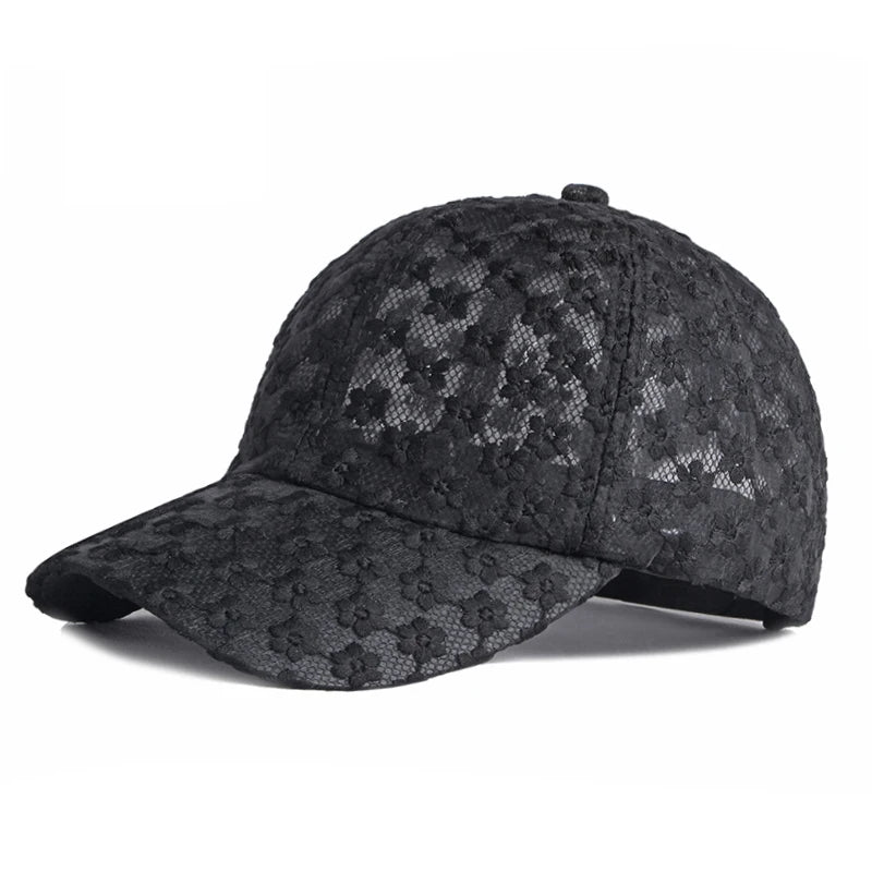 New Lace Hat Women's Thin Breathable Baseball Hats