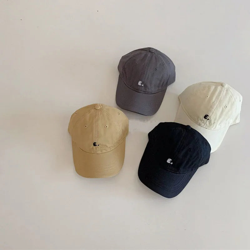 Fashion Letter Children Baseball Hat Embroidery Kids Duck 2 8year Boys Girls Outdoor Sunshade Visors Baby Hats