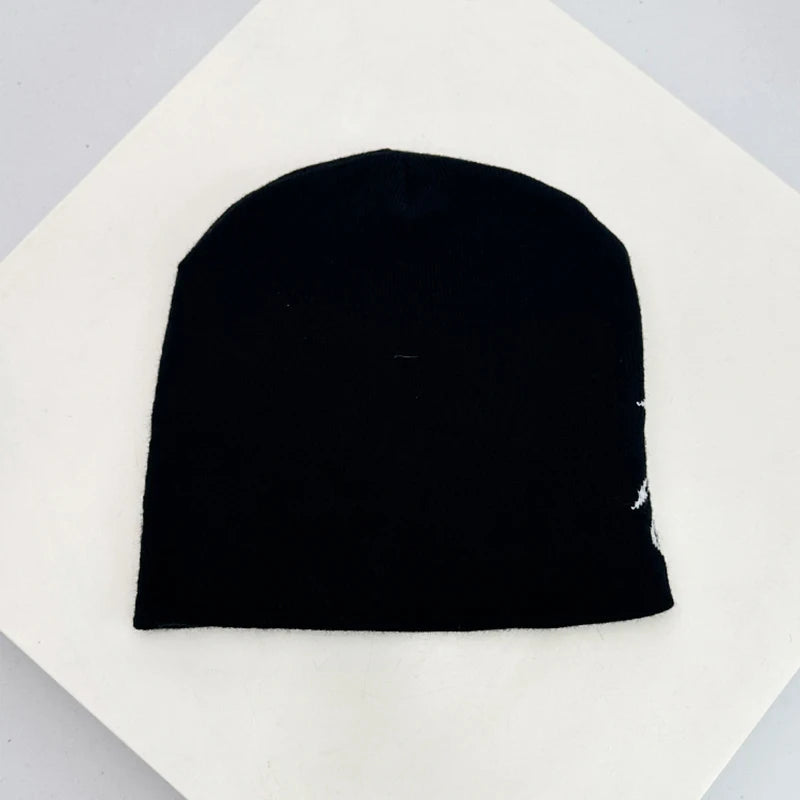European Style Pattern Wool Knitted Hats Personal Warm Hip Hop