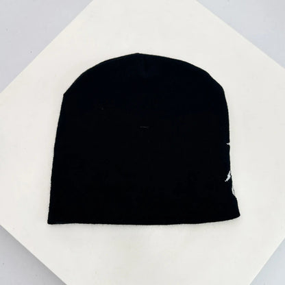 European Style Pattern Wool Knitted Hats Personal Warm Hip Hop