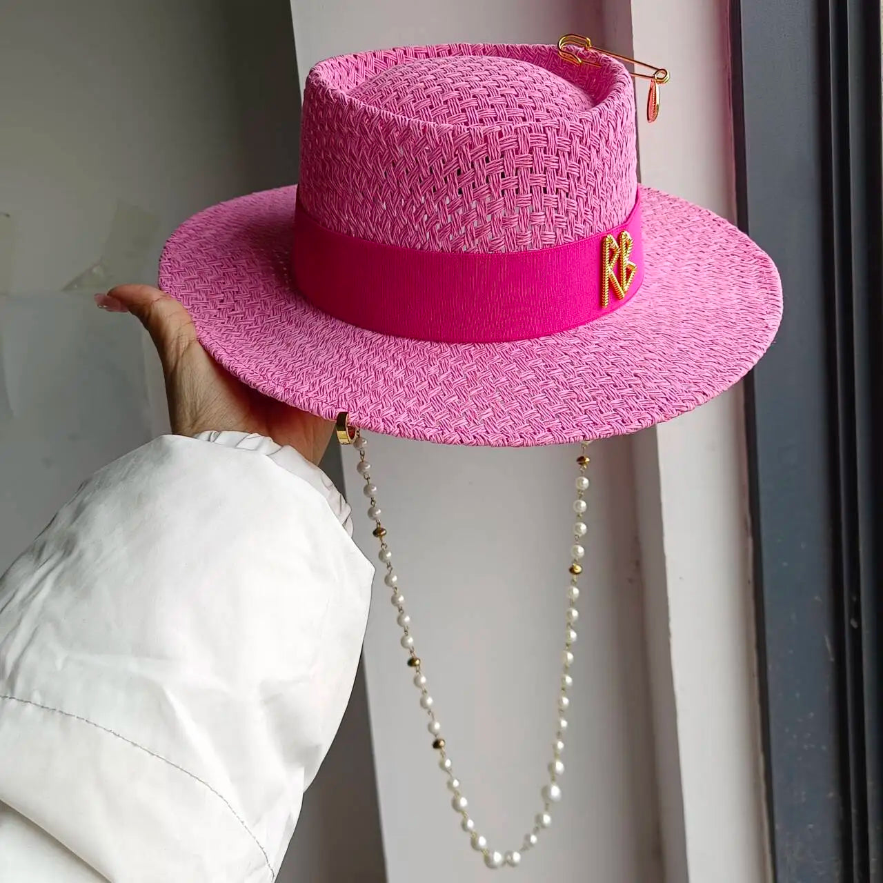 Flat Top Sun Hat 2026 Delicate Weaving Straw Hat Summer Straw Hat