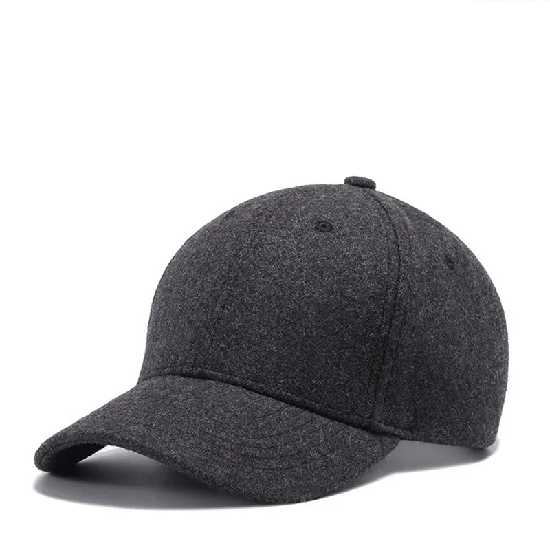 Autumn Winter Warm Baseball Cap Men