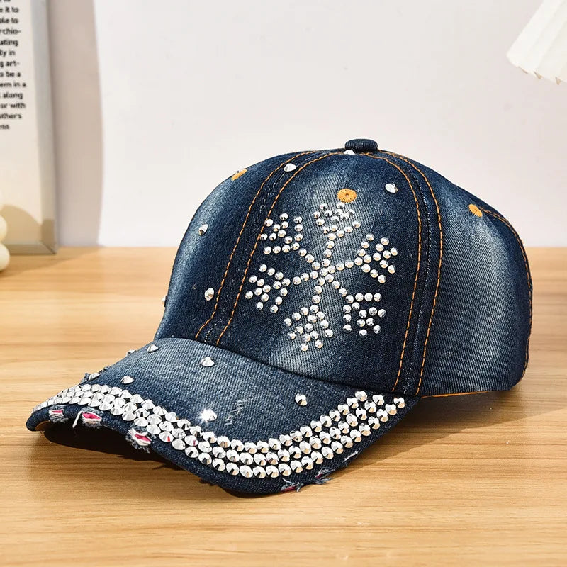 Diamond-Encrusted Baseball Cap