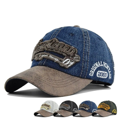 Four Seasons Denim Baseball Cap Men's