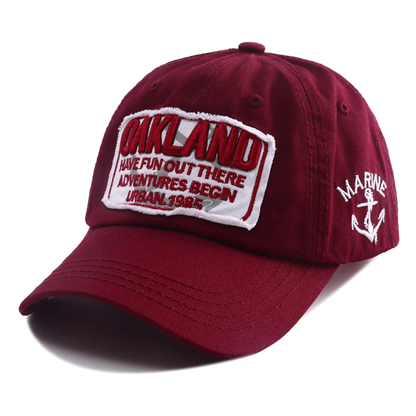 2025 New Letter Embroidery Cotton Baseball Caps Men Women