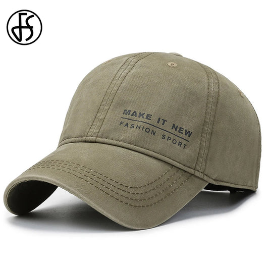 Trendy Army Green Baseball Caps For Men Luxury Brand Women Hat