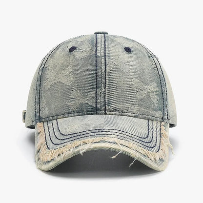 Washed Denim Vintage Baseball Cap