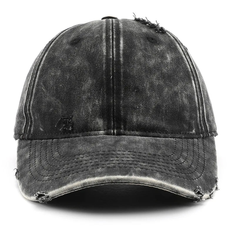 Vintage Distressed Baseball Cap For Men Women