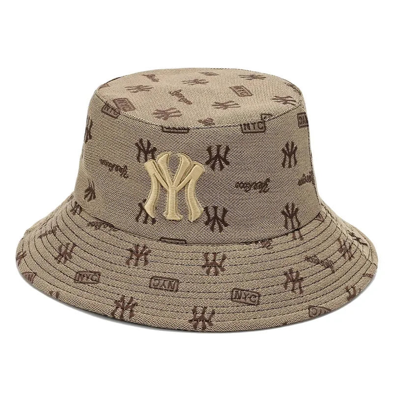 Unisex Letter Embroidery Fisherman Hat Women Summer Hat Men Trend Bucket Hats