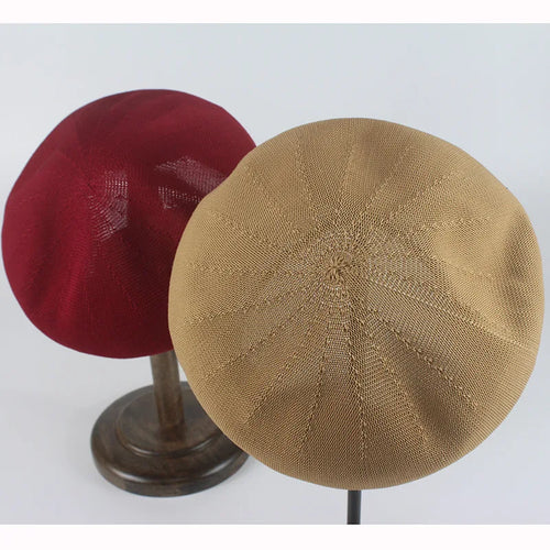 New Summer Solid Color Japan Style Beret Female