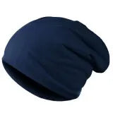 Cotton Slouchy Beanies For Men Vintage Hip-Hop Slouchy Hat Autumn Winter