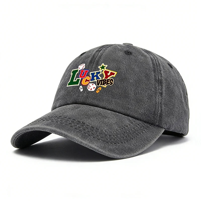 Unisex Vintage Washed Baseball Cap Retro Distressed Cotton Dad Hat