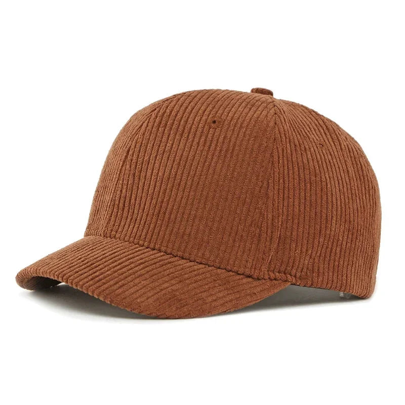 Winter Cotton Solid Casquette Warm Baseball Cap