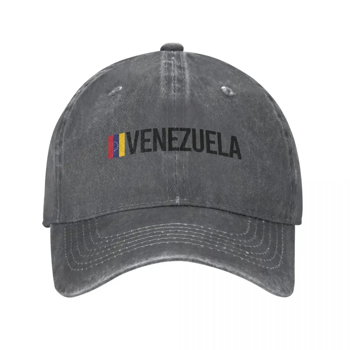 Venezuela Minimal Design Cap Unisex Distressed Deniimm Cap