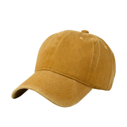 Vintage Washed Baseball Cap - Personalized Embroidery Print Dad Hat