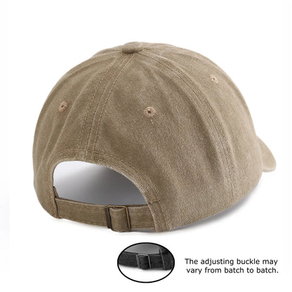 1pc Tote-bag Bear Print Washed Baseball Cap for Adults