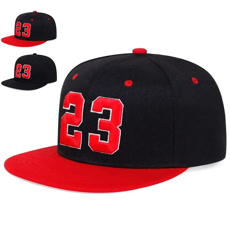 Unisex 23 Letter Embroidery Baseball Hats Spring Autumn