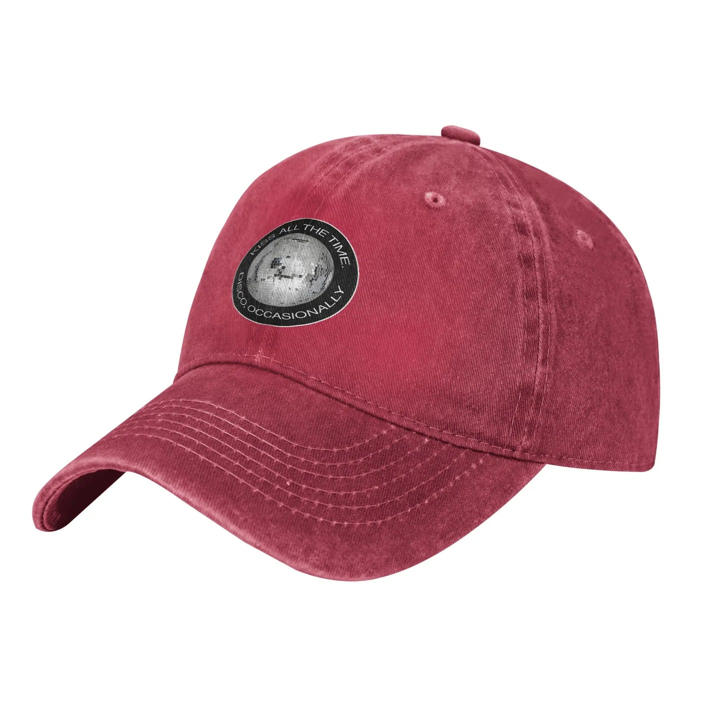 Vintage Harrys Styles Kiss All the Time Disco Baseball Cap for Men Women