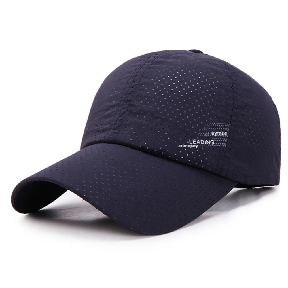 Summer Outdoor Sun Hats Quick Dry Women Men Golf Fishing  Adjustable Unisex Baseball Cap