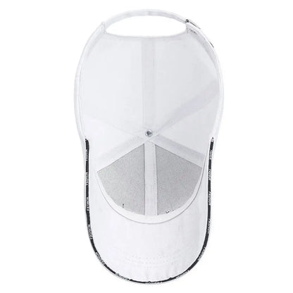 Summer Sunscreen Adjustable Sun Hats Cotton Solid Color Baseball Cap