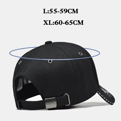 2025 Style Men's Big Head Circumference Baseball Cap Outdoor Fishing Cap