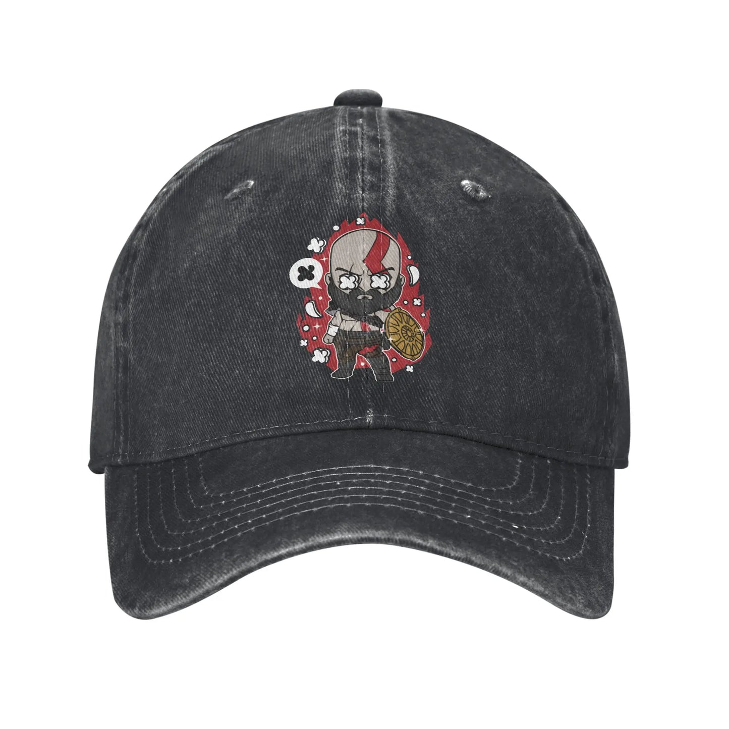 Casual Cartoon Kratos God Of War Baseball Cap