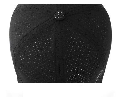 Unisex Quick Dry Baseball Cap Men Summer Print Logo Outdoor