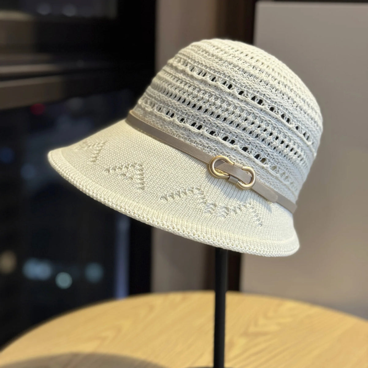 2026 Spring French Knitted Bucket Hat