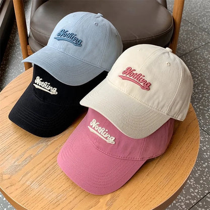Letter Embroidery Baseball Hat For Women Men Caps