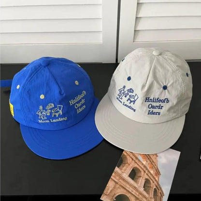 Baseball Cap Running Sport Mesh Embroidery Korean Style Hat