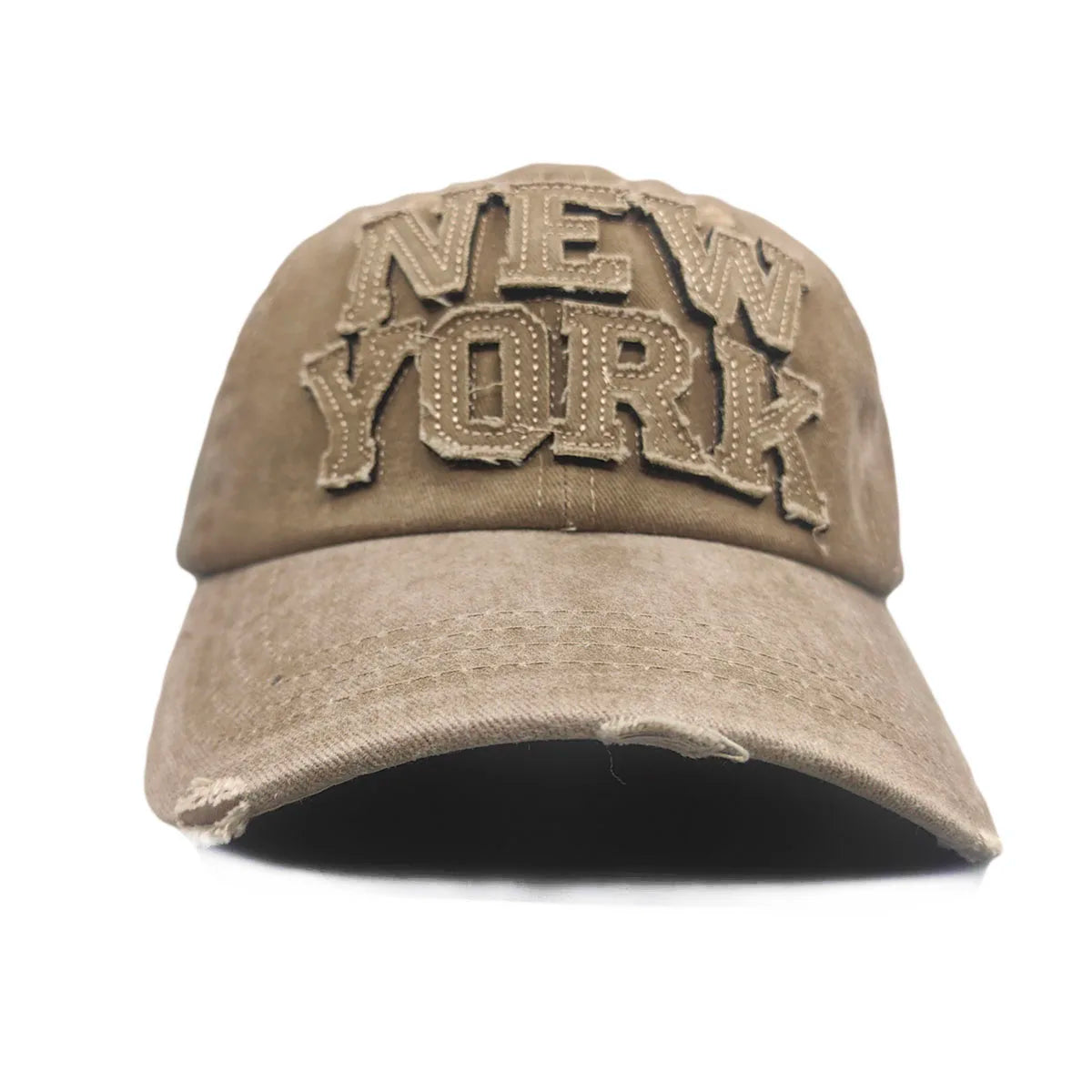 New York Washed Cotton Cap For Adult Men Women Summer Baseball Caps