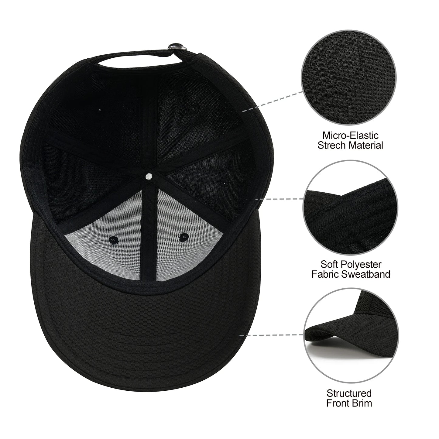 Breathable Baseball Cap Sunhat Hat Unisex Comfortable Mesh Cap