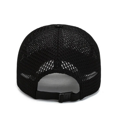 Men's Mesh Baseball Cap Breathable Summer Caps Dad Hat Outdoor Fishing Hats