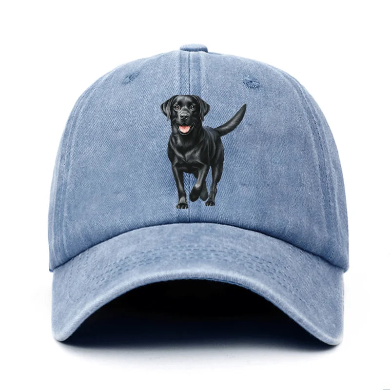 Black Labrador Print Baseball Cap is The Perfect Birthday Gift for Pet Enthusiasts for Both Men and Women
