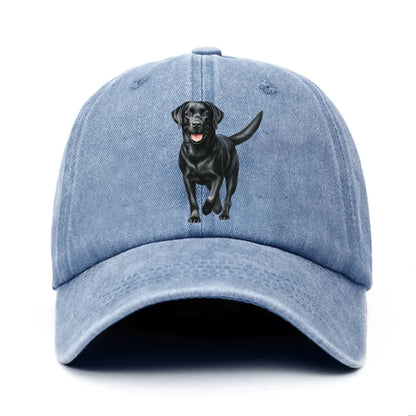 Black Labrador Print Baseball Cap is The Perfect Birthday Gift for Pet Enthusiasts for Both Men and Women