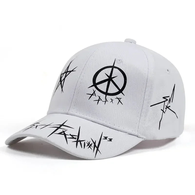 Unisex Eye Graffiti Print Baseball Caps Spring Autumn