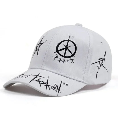 Unisex Eye Graffiti Print Baseball Caps Spring Autumn