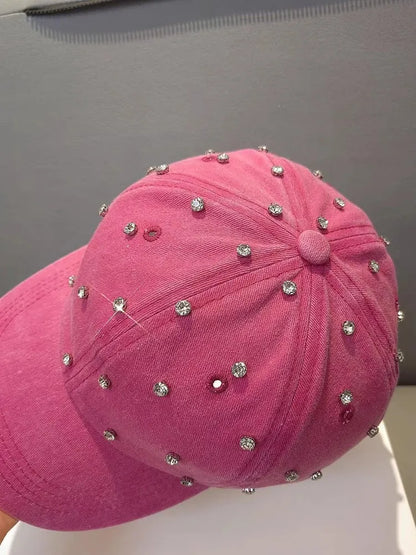 Fashion Women Spring Summer Diamonds Visors