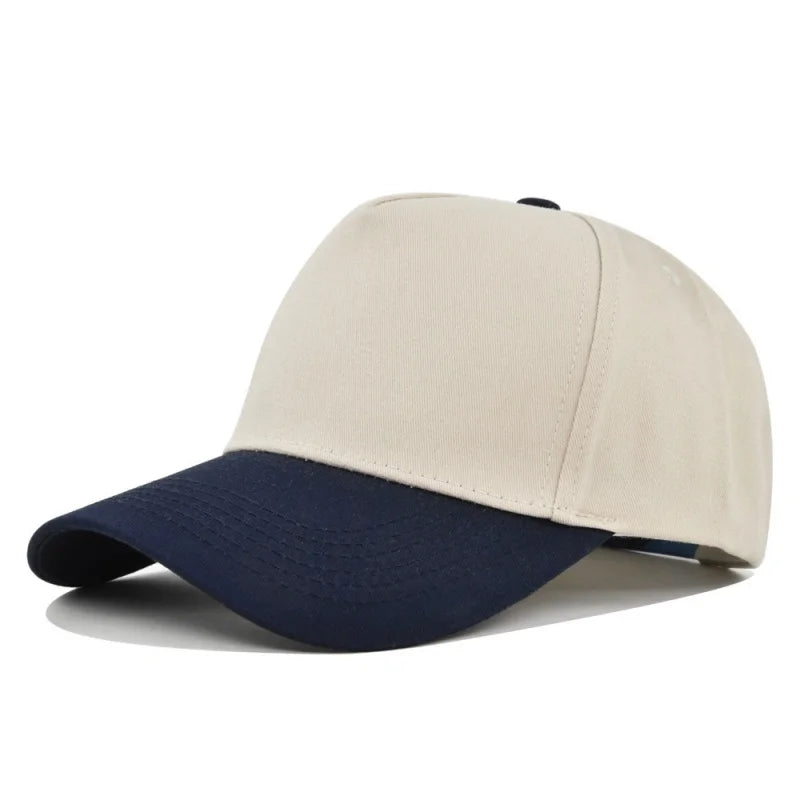 Unisex Light Panel Color Blocked Baseball Caps Spring Autumn