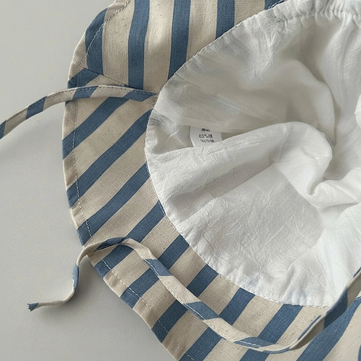 Fashion Striped Baby Bucket Hat Spring Summer