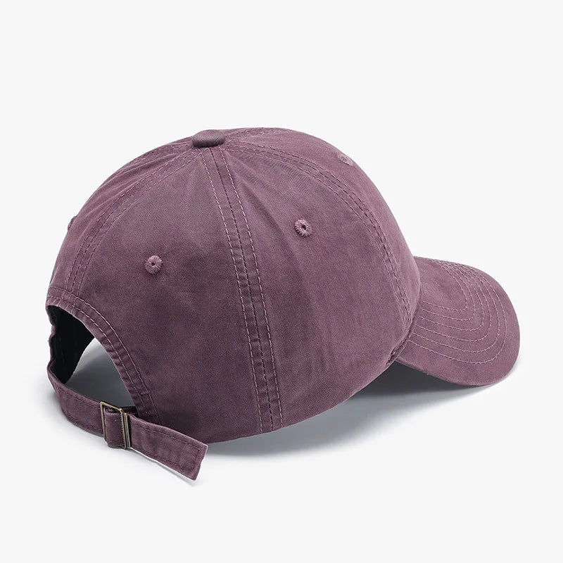 Stylish Letter Embroidered Baseball Cap Sun Protective Breathable Adjustable Hat Unisex Baseball Cap