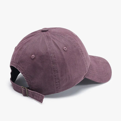 Stylish Letter Embroidered Baseball Cap Sun Protective Breathable Adjustable Hat Unisex Baseball Cap