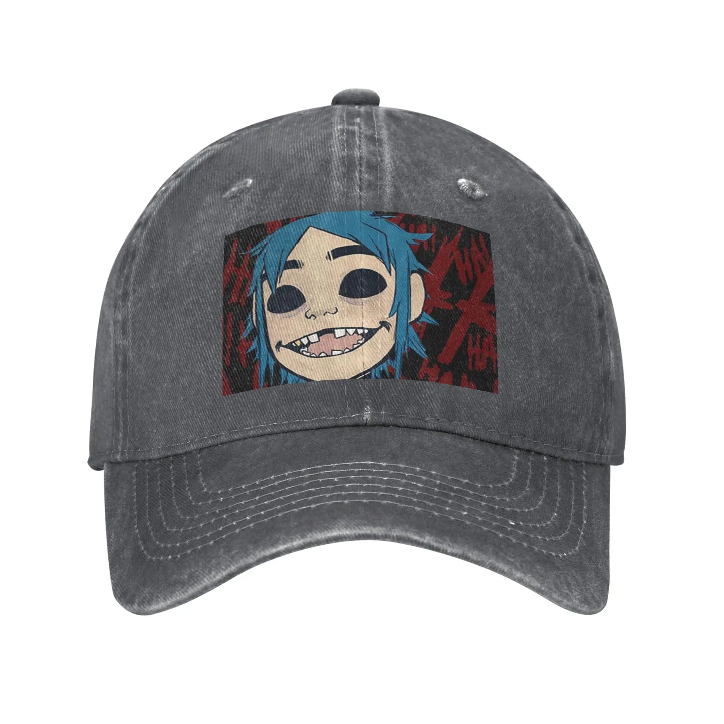 Feel Good Gorillaz Virtual Band Denim Fabric Cap