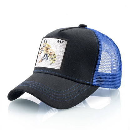 Fashion Unisex Baseball Cap With Embroidery With Bee Patch Men's