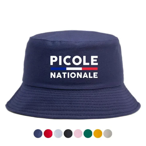 Summer Picole Nationale Bob Man Reversible Bucket Hat Women Cotton Fisherman Cap